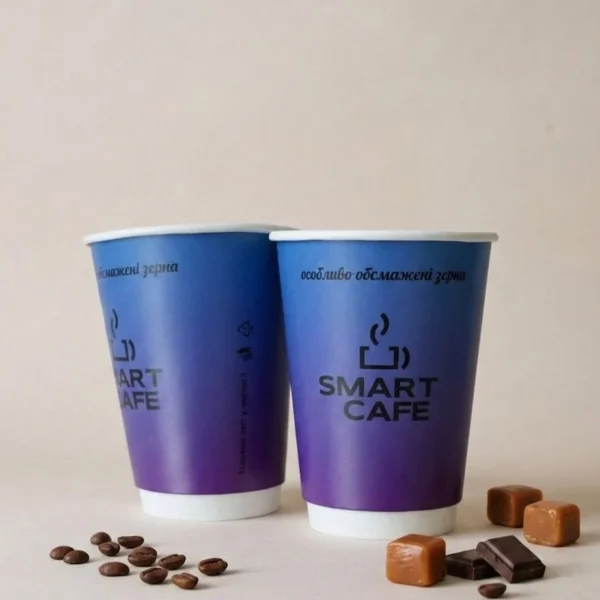 Стаканчики Smart Cafe 400 мл, 50 шт
